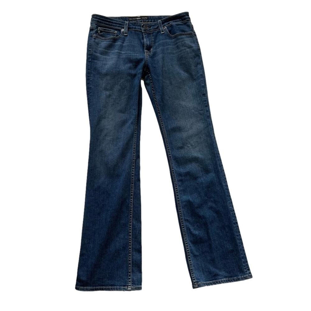 Big Star Jeans Low Rise Remy Flap Pocket Embroidered Bootcut Stretch Size 30L - Picture 5 of 12